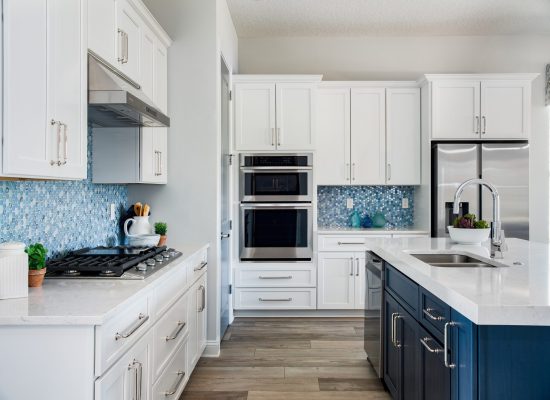 New,Luxury,Home,Construction,Beautiful,Kitchen